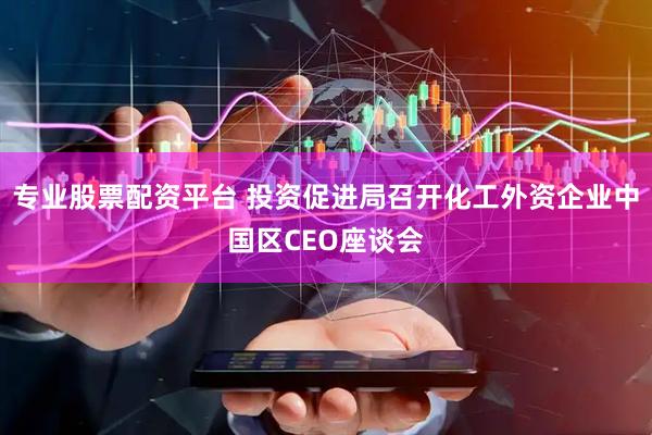专业股票配资平台 投资促进局召开化工外资企业中国区CEO座谈会